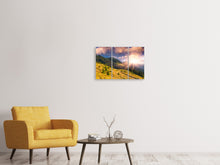Laden Sie das Bild in den Galerie-Viewer, Leinwandbild 3-teilig Herbstanfang