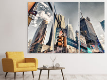 Laden Sie das Bild in den Galerie-Viewer, Leinwandbild 3-teilig Times Square