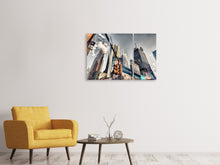 Laden Sie das Bild in den Galerie-Viewer, Leinwandbild 3-teilig Times Square