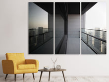 Laden Sie das Bild in den Galerie-Viewer, Leinwandbild 3-teilig Balkon in Dubai