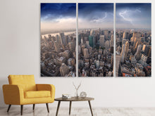 Laden Sie das Bild in den Galerie-Viewer, Leinwandbild 3-teilig Manhattan
