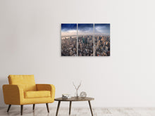 Laden Sie das Bild in den Galerie-Viewer, Leinwandbild 3-teilig Manhattan