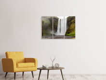 Laden Sie das Bild in den Galerie-Viewer, Leinwandbild 3-teilig Skogafoss