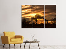 Laden Sie das Bild in den Galerie-Viewer, Leinwandbild 3-teilig African Dreams