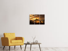 Laden Sie das Bild in den Galerie-Viewer, Leinwandbild 3-teilig African Dreams