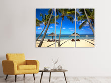 Laden Sie das Bild in den Galerie-Viewer, Leinwandbild 3-teilig Mauritius