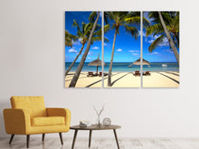 Laden Sie das Bild in den Galerie-Viewer, Leinwandbild 3-teilig Mauritius