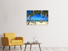 Laden Sie das Bild in den Galerie-Viewer, Leinwandbild 3-teilig Mauritius