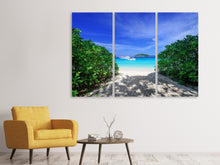 Laden Sie das Bild in den Galerie-Viewer, Leinwandbild 3-teilig Similan-Inseln