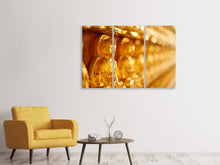 Laden Sie das Bild in den Galerie-Viewer, Leinwandbild 3-teilig Buddhas
