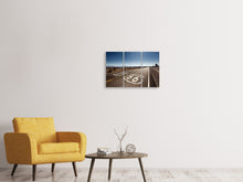 Laden Sie das Bild in den Galerie-Viewer, Leinwandbild 3-teilig Route 66