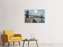Laden Sie das Bild in den Galerie-Viewer, Leinwandbild 3-teilig Brooklyn Bridge