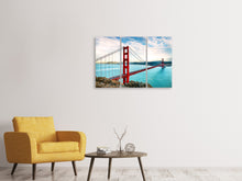 Laden Sie das Bild in den Galerie-Viewer, Leinwandbild 3-teilig Golden Gate Bridge