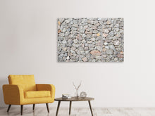 Laden Sie das Bild in den Galerie-Viewer, Leinwandbild 3-teilig Grunge-Stil Mauer