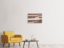 Laden Sie das Bild in den Galerie-Viewer, Leinwandbild 3-teilig Designer-Mauer