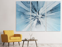 Laden Sie das Bild in den Galerie-Viewer, Leinwandbild 3-teilig Eiskunst