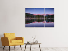Laden Sie das Bild in den Galerie-Viewer, Leinwandbild 3-teilig Sprague Lake-Rocky Mountains