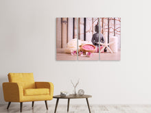 Laden Sie das Bild in den Galerie-Viewer, Leinwandbild 3-teilig Spa + Buddha