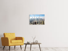 Laden Sie das Bild in den Galerie-Viewer, Leinwandbild 3-teilig Wolkenkratzer Chicago