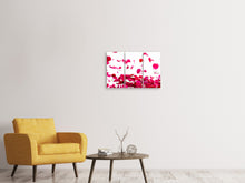 Laden Sie das Bild in den Galerie-Viewer, Leinwandbild 3-teilig Für mich soll`s rote Rosen regnen