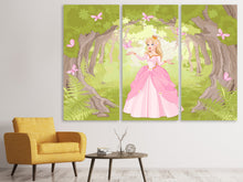 Laden Sie das Bild in den Galerie-Viewer, Leinwandbild 3-teilig Princess