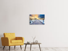 Laden Sie das Bild in den Galerie-Viewer, Leinwandbild 3-teilig Die Brücke ins Meer