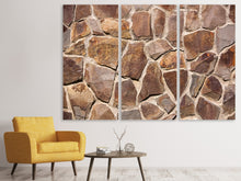 Laden Sie das Bild in den Galerie-Viewer, Leinwandbild 3-teilig Designmauer