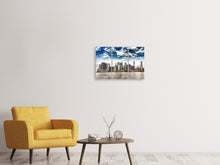 Laden Sie das Bild in den Galerie-Viewer, Leinwandbild 3-teilig NYC From The Other Side