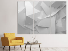 Laden Sie das Bild in den Galerie-Viewer, Leinwandbild 3-teilig 3D-Raster