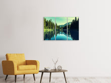 Laden Sie das Bild in den Galerie-Viewer, Leinwandbild 3-teilig Die Musik der Stille in den Bergen