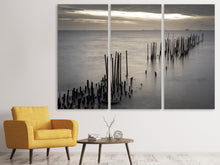 Laden Sie das Bild in den Galerie-Viewer, Leinwandbild 3-teilig Das Meer und die Träne