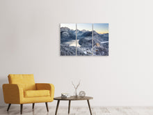 Laden Sie das Bild in den Galerie-Viewer, Leinwandbild 3-teilig Schloss Neuschwanstein im Ammergebierge