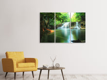 Laden Sie das Bild in den Galerie-Viewer, Leinwandbild 3-teilig Element Wasser