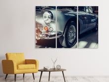 Laden Sie das Bild in den Galerie-Viewer, Leinwandbild 3-teilig Classic Car