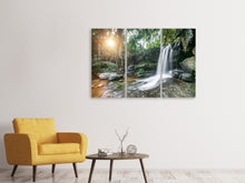 Laden Sie das Bild in den Galerie-Viewer, Leinwandbild 3-teilig Naturschauspiel