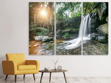 Laden Sie das Bild in den Galerie-Viewer, Leinwandbild 3-teilig Naturschauspiel