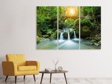 Laden Sie das Bild in den Galerie-Viewer, Leinwandbild 3-teilig Wasserspiegelungen