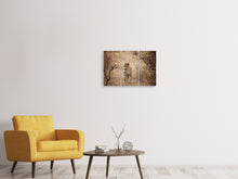 Laden Sie das Bild in den Galerie-Viewer, Leinwandbild 3-teilig Eleganter Gepard
