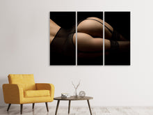 Laden Sie das Bild in den Galerie-Viewer, Leinwandbild 3-teilig Strapse