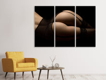 Laden Sie das Bild in den Galerie-Viewer, Leinwandbild 3-teilig Strapse