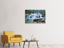 Laden Sie das Bild in den Galerie-Viewer, Leinwandbild 3-teilig Ein Wasserfall