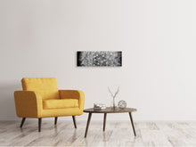 Laden Sie das Bild in den Galerie-Viewer, Panorama Leinwandbild 3-teilig Löwenzahn in XXL