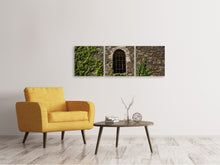 Laden Sie das Bild in den Galerie-Viewer, Panorama Leinwandbild 3-teilig Schlossturm