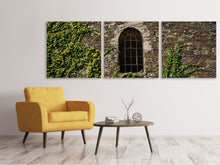 Laden Sie das Bild in den Galerie-Viewer, Panorama Leinwandbild 3-teilig Schlossturm
