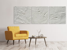 Laden Sie das Bild in den Galerie-Viewer, Panorama Leinwandbild 3-teilig Wand Textur