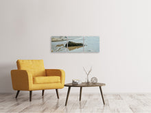 Laden Sie das Bild in den Galerie-Viewer, Panorama Leinwandbild 3-teilig Strand Momente