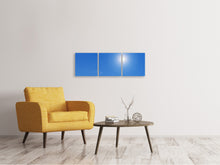 Laden Sie das Bild in den Galerie-Viewer, Panorama Leinwandbild 3-teilig Beste Wetterlage