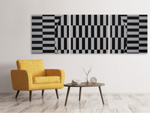 Laden Sie das Bild in den Galerie-Viewer, Panorama Leinwandbild 3-teilig Psychedelic Art 1