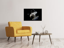 Laden Sie das Bild in den Galerie-Viewer, Leinwandbild Faszinierende Qualle