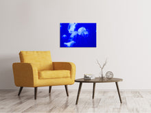 Laden Sie das Bild in den Galerie-Viewer, Leinwandbild Schwebende Quallen